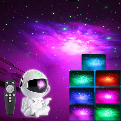 Astronaut Projector Night Light Nebula