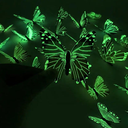 3D Luminous Butterfly Creative Wall Sticker