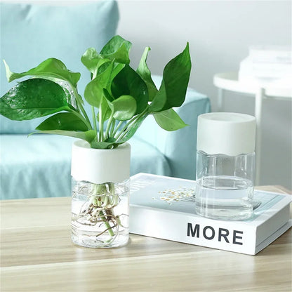 Mini Hydroponic Flower Pot Home Vase Decor