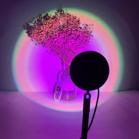 Rainbow Sunset Projector Night Light