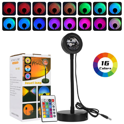 Rainbow Sunset Projector Night Light